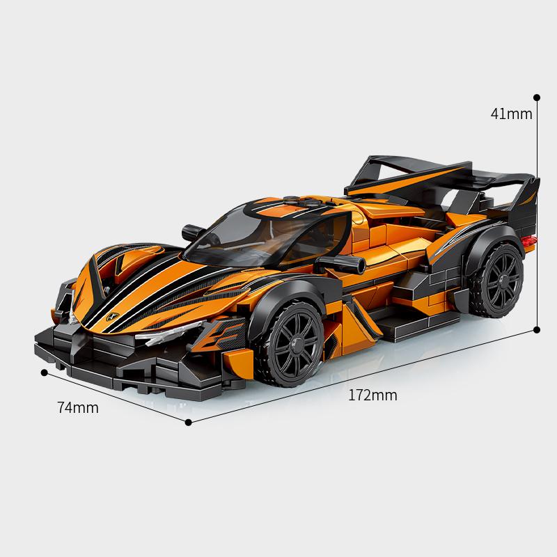 SEMBO BLOCK BK8 City Sports Car Racing Model Assembly Building Block Technology Supercar Vehicle Bricks Toys Boys Birthday Gifts