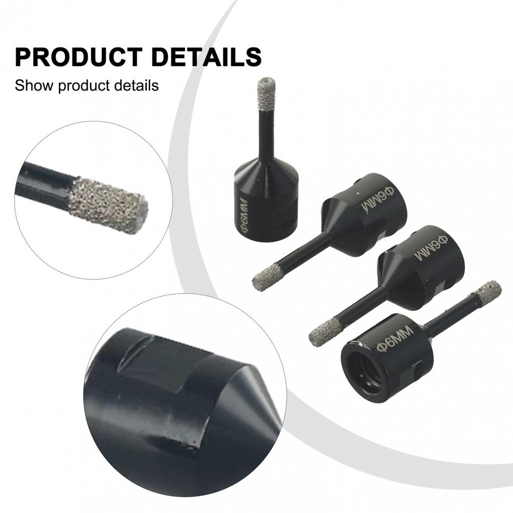 Hole Opener Hole Opener Silver 6mm Brazing High-quality Emery