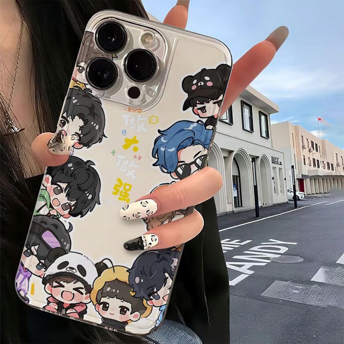 

Transparent Mobile Phone Case Magnetic for Apple Mobile Phone Protective Case 16promax for Apple Mobile Phone Case High-end 14promax For iPhone 17PROMAX