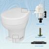 31705 3 31687 31653 RV Toilet Water Valve Kit- Freeze Resistance & Leakage-Resistant RV Toilet Parts For Thetford Aqua-Magic V High And Low By Vypart