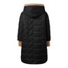 Winter Warm Hooded Coat Women Long Sleeve Solid Color Zipper Loose Fashion