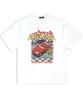 UNDEROFF Oversized Crew Neck Speedway Short Sleeve T-Shirt White