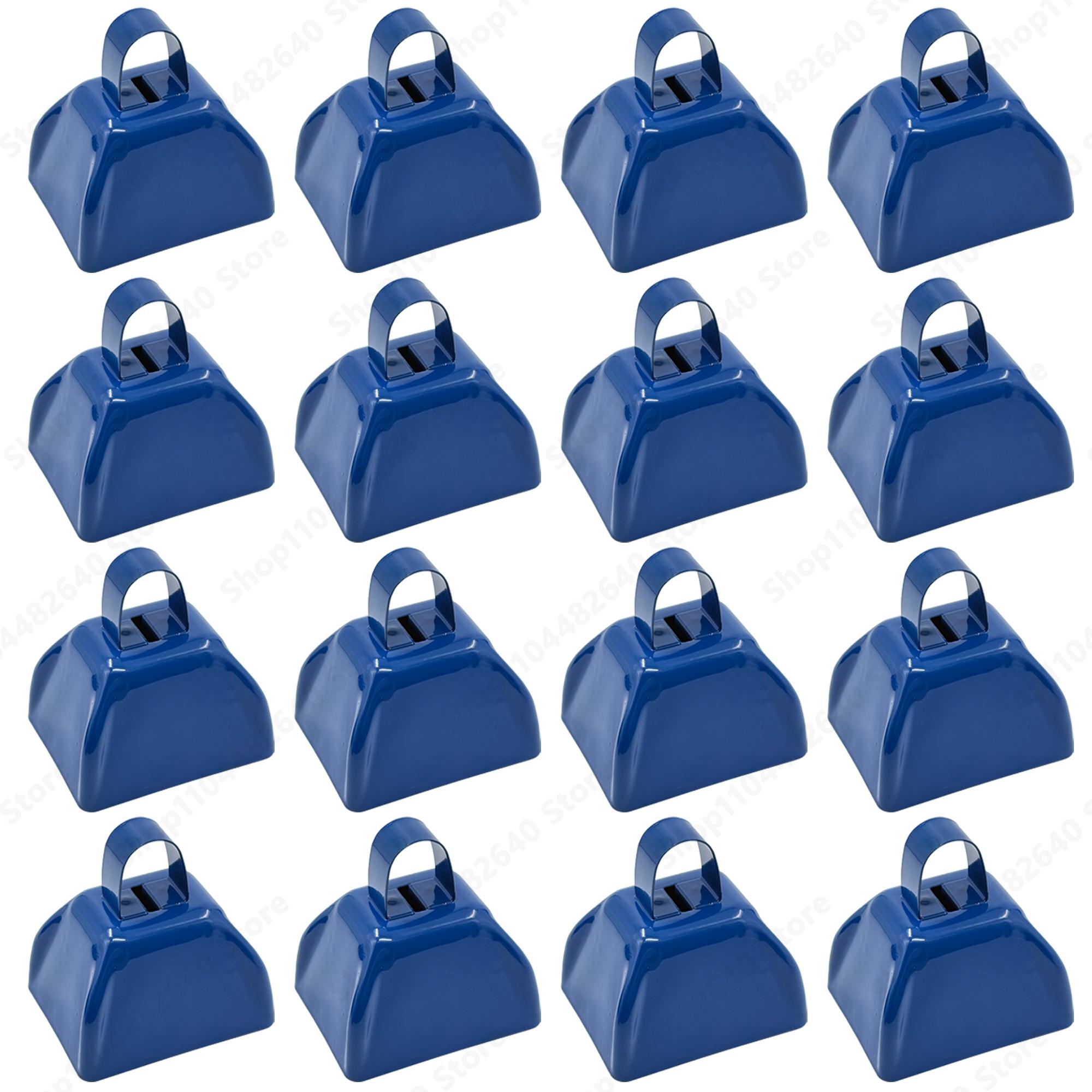100Pcs Metal Cowbell for Sporting Events 3 Inch Mini Cowbell Noise Makers for Football Game Cheering Christmas Accessories