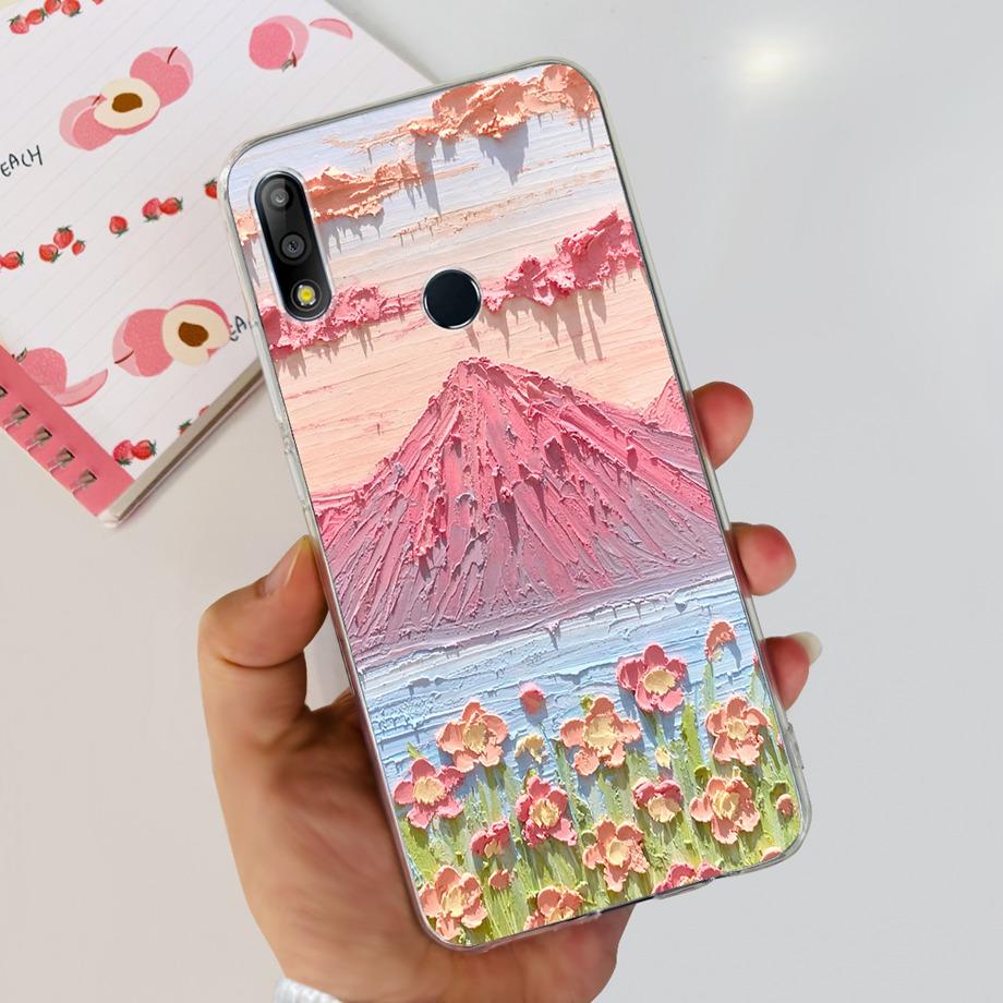 Case for Asus ZenFone Max Pro M2 ZB631KL ZB631KL Capa Soft Silicone Transparent TPU phone Back Mask protecive Cover Jelly Paint