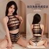 Sexy Hollow Out Crotchless Fishnet Lingerie For Women Plus Size