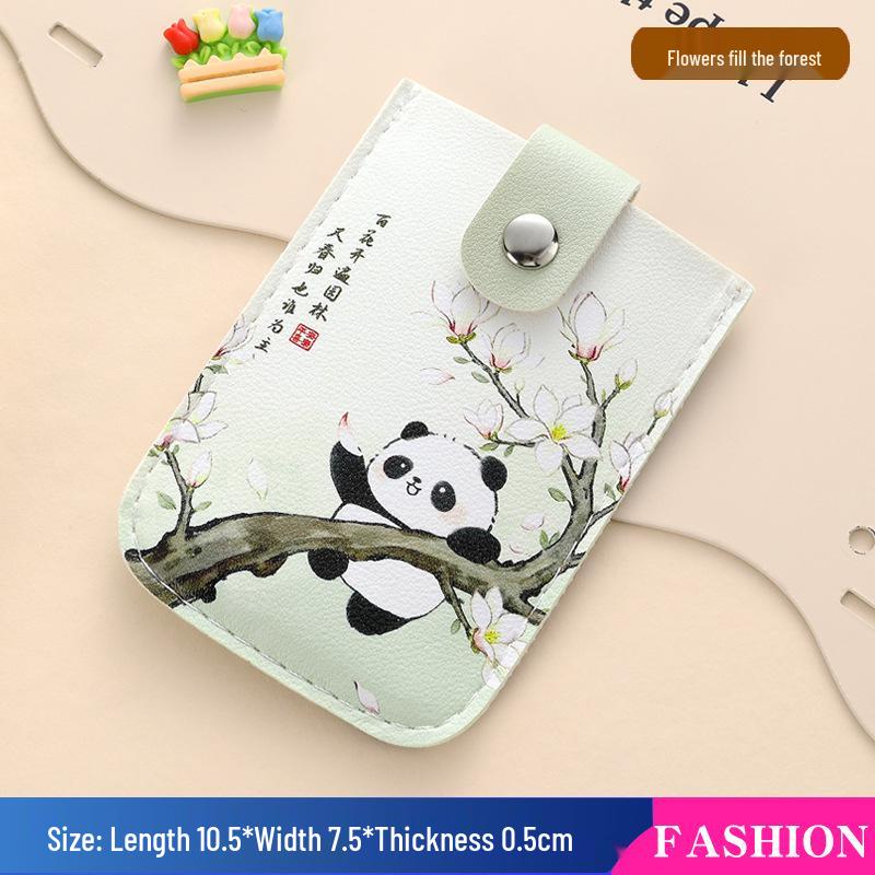 Stylish Multi-Slot Cartoon ID Card Holder - Large Capacity, Slim Design