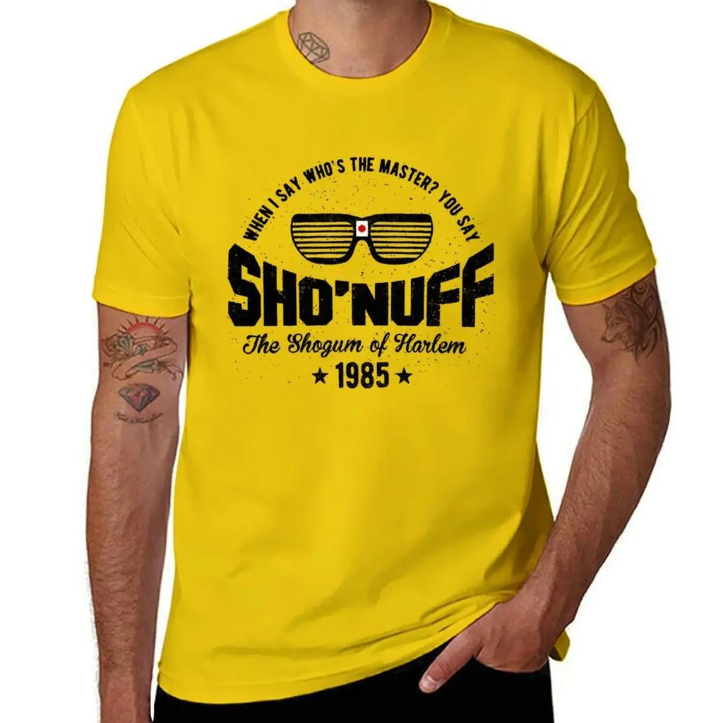Shonuff Der Meister T-Shirt niedliche Kleidung erhabenes Sommeroberteil T-Shirts für Männer