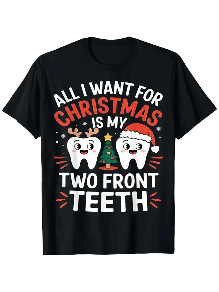 Most Likely to Overshop Christmas T-Shirt - Festive Holiday Design with Gift Box XL
