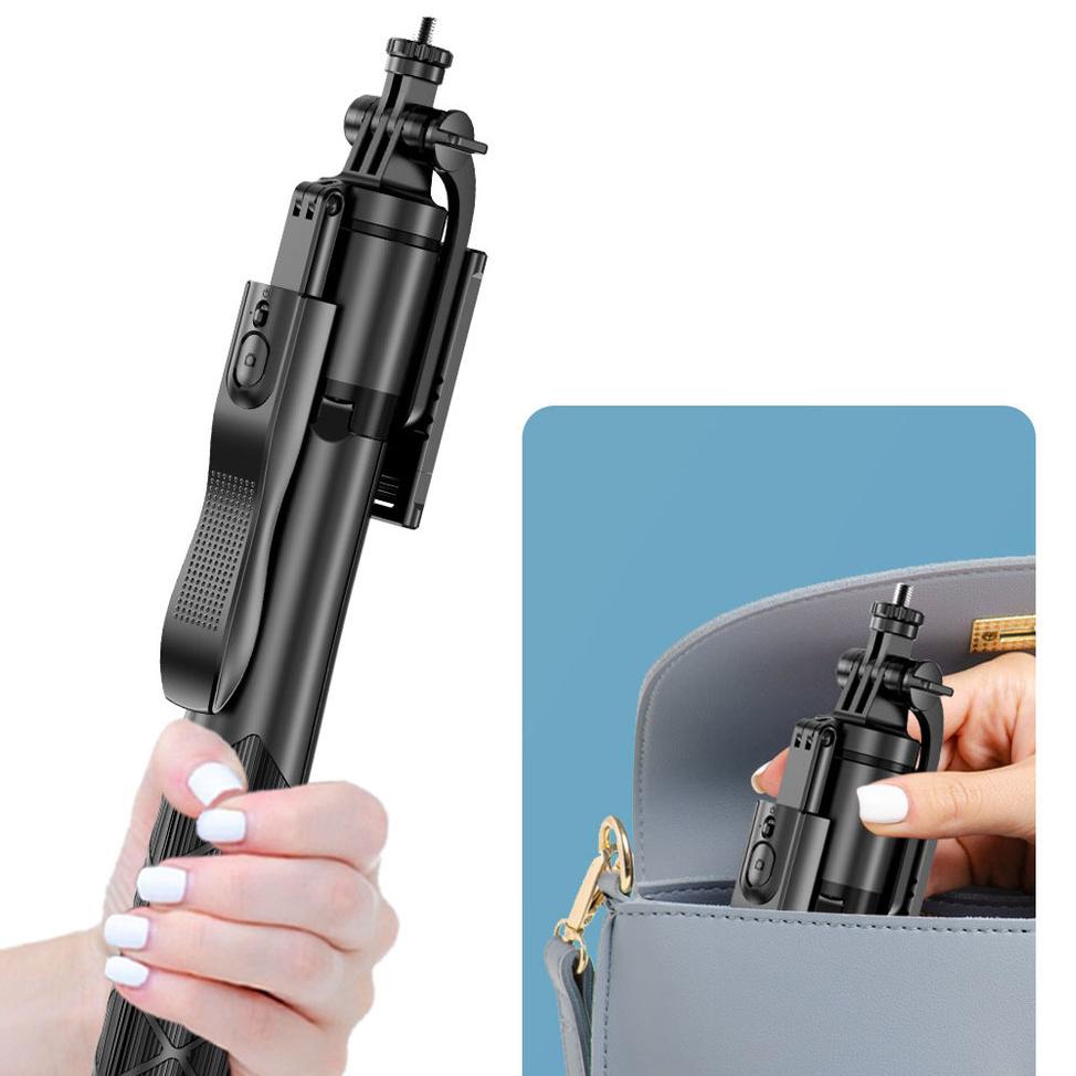 L16 Selfie Stick Tripod Mobile Phone Photography Integrated Bracket Anti Shake 360 Degree Rotation Multi Functional Floor Standing Selfie Stand