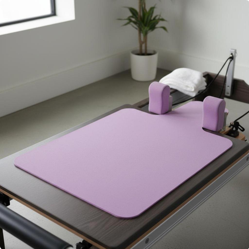 Pilates Reformer Mat Wear-Resistant Fitness Accessory Shock-Absorbing for Gym
