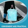 No-brand item 3 pieces made nylon material practical travel compression pouch convenient storage function organizing clothes cosmetics separately home