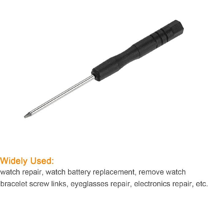 uxcell Mini Torx Screwdriver, T2 Star Head for Watch Eyeglasses Electronics Repair, 2 Pcs