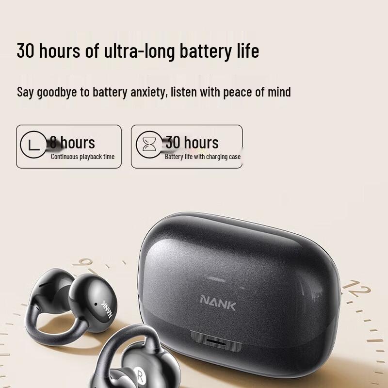 Nankanda Clip Super2 Open-Ear AI Translation Bluetooth Headset