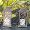 Solar Waterproof Outdoor Antique Candle Lantern Decorative Light