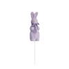 Simulated Short-Pile Moss Easter Bow Bunny Home Decoration For Gardens And Patios.
