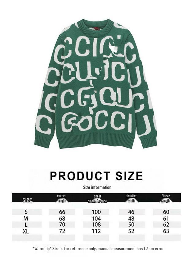 Cross 25SS Hochwertiger gestrickter Jacquard-Rundhals-Pullover für Damen und Herren - Modisches Pullover-Oberteil