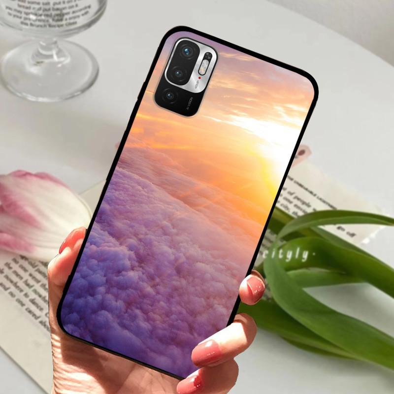 Für Redmi Note 10 5G Hülle M2103K19C Tier Silikon Weiches TPU Handyhüllen Für Xiaomi Poco M3 Pro 5G Stoßfest Bumper Fundas