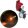 3pcs Rocker Switch Red Led Light Switch 20a 12v-24vdc On/off Rocker Switch Hwy
