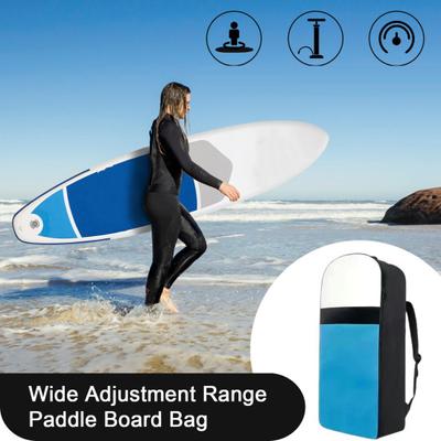 Geantă de rucsac pentru plăci cu vâsle gonflabile Geantă de depozitare de călătorie Oxford cu curele de umăr căptușite pentru accesorii pentru plăci de surf