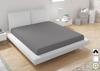 Drap housse - 100% Coton Bio - 57 fils - 160x200 cm - Gris foncé