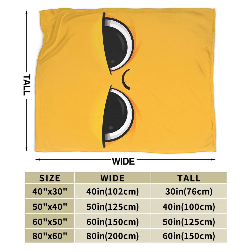 Cartoon Face Meme Blanket Girls Flannel Throw Blanket For Sofa Home Comfortable Quality Bedspread Present