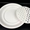 Large Melamine Round Draining Dumpling Plate