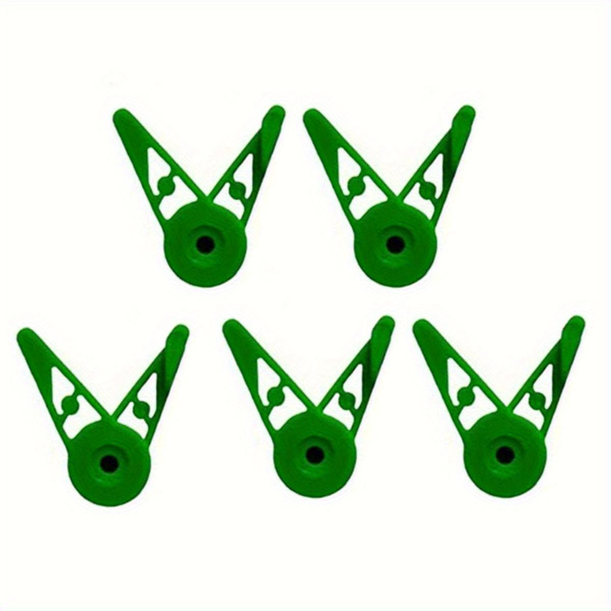 

5 шт., Регулируемый на 360 градусов фиксатор для растений для сада и двора, Эффективный и удобный садовый инструмент для поддержки растений и тренировки освещенности зелёный