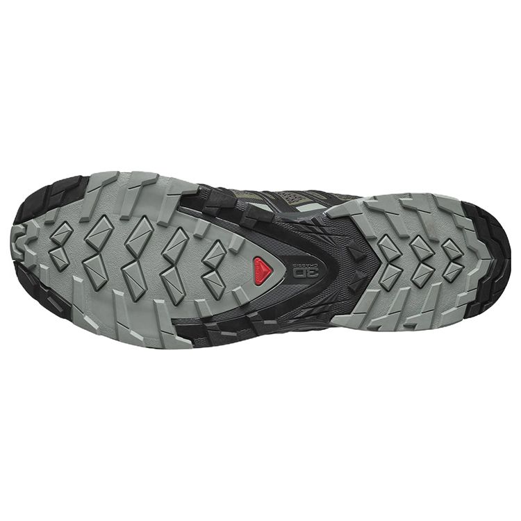 SALOMON XA Pro 3D V8 Comfortable Versatile Fabric Leather Durable Low-Top Casual Running Shoes Men Sneakers Black Green 409875