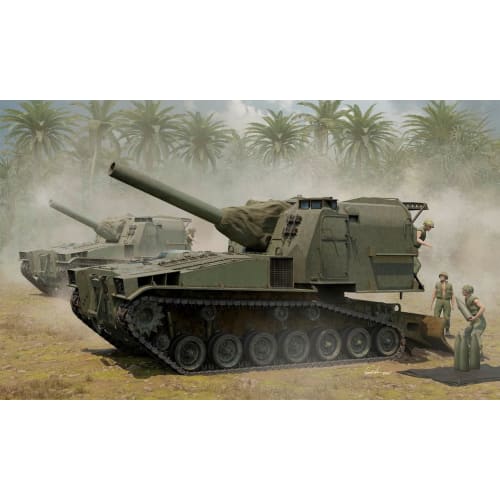 iLoveKit 1/35 M55 203mm Self-Propelled Gun Plastic Model ILK63548