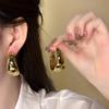 S925 Silver Needle Large Hoop Earrings - Japanese & Korean Style, Fashionable & Versatile, Celebrity-Inspired.