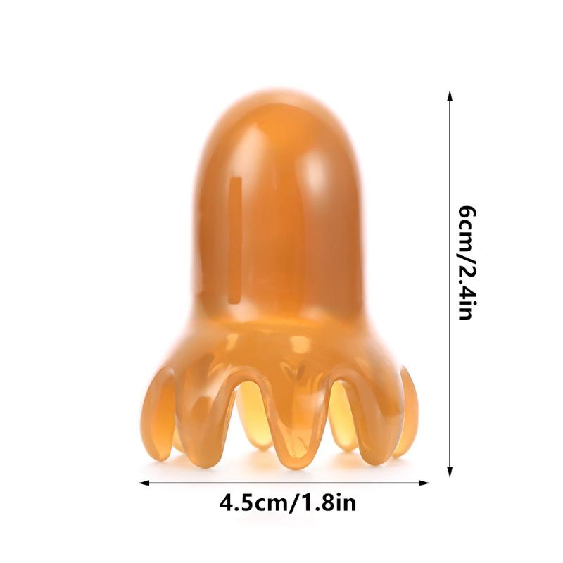Octopus Massage Comb Head Meridian Scraping Scalp Massage Brush Acupuncture Gua Sha Massage Comb Fatigue Relief Massage