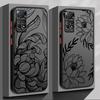 Case for Xiaomi Redmi Note 14 A4 13C 11 14C 13 Pro Plus 9S 10 12 Funda Back Phone Cover Creative Art Flower