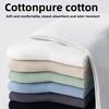 Men's Pure Cotton Loose-fit Spring-autumn All-season Double-needle Antibacterial and Deodorizing Mid-calf Socks