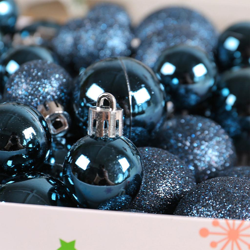 Pack of 44pcs Shatterproof Christmas Ball Durable Plastic Tree Hanging Ornament Decors Set for Holiday Party Decorations