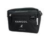 KANGOL Square Shoulder Bag, Crossbody Bag, KGSA-BG00261 (BLACKWHITE)