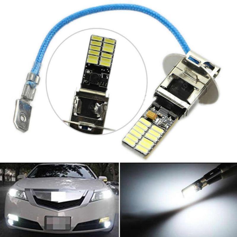 

2025 Новые 24-SMD-4014 6500K для HID Ксеноновых Белых Светодиодных Ламп для Противотуманных Фар или Фар Дневного Света CHINA