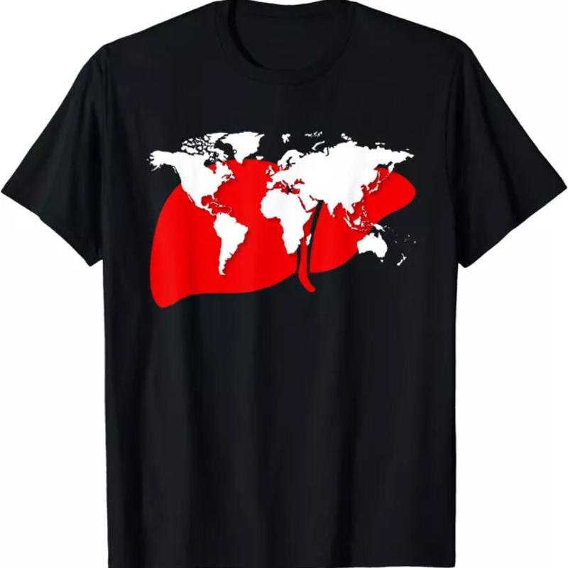 T-shirt de soutien pour spectacle de ruban de sensibilisation au jour de l hpatite S