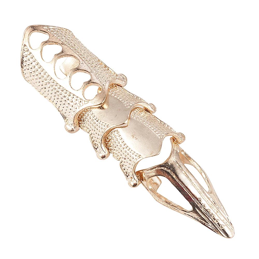 Hip Hop Scroll Gelenk Rüstung Knöchel Metall Vollfinger Ring Y2k Gotisch DIY Ringe Für Mädchen Großhandel Ring Streetwear Mädchen
