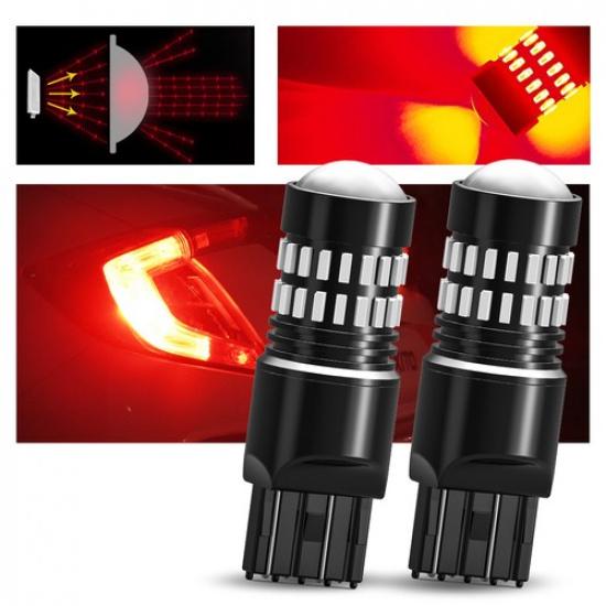 AUXITO 3157 Bright 3057R Super Red LED Rear Stop Tail Brake Bulbs Light US STOCK