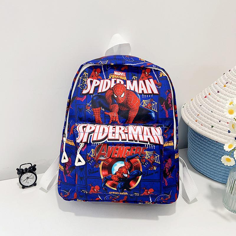Cartoon Kids School Bag With Breathable Nylon Material For Use Daily