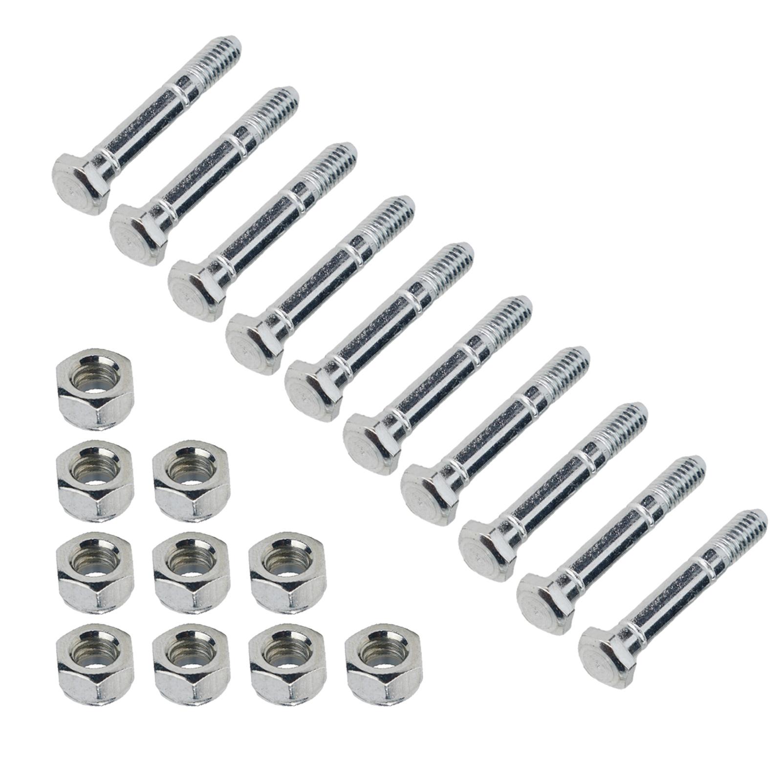 

Reliable Shear Pins and Nuts for Ariens 510015 51001500 & For Snapper 3865 709155 10 Count Set for Maintenance China Mainland