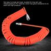 8mm*5mm Flexible PU Recoil Air Hose with Joints for  Air Compressor Pump 9m Red
