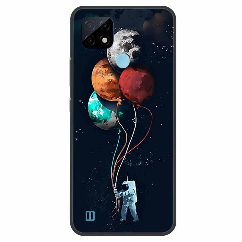 Pro Realme C21 Pouzdro Nárazuvzdorné Měkký silikon TPU Zadní kryt Pro Realme C31 C21Y C25S C25 Pouzdra na telefony Realme C21 C31 Roztomilý kreslený