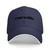 Cervelo Logo Black Baseball Cap with White Trim Mesh Back Design for Cycling Enthusiasts and Outdoor Activities