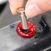 Style JDM Rondella per parafango auto Bullone targa Vite M6 Guarnizione in alluminio Kit di abbellimento vano motore Fissaggio paraurti Modifica