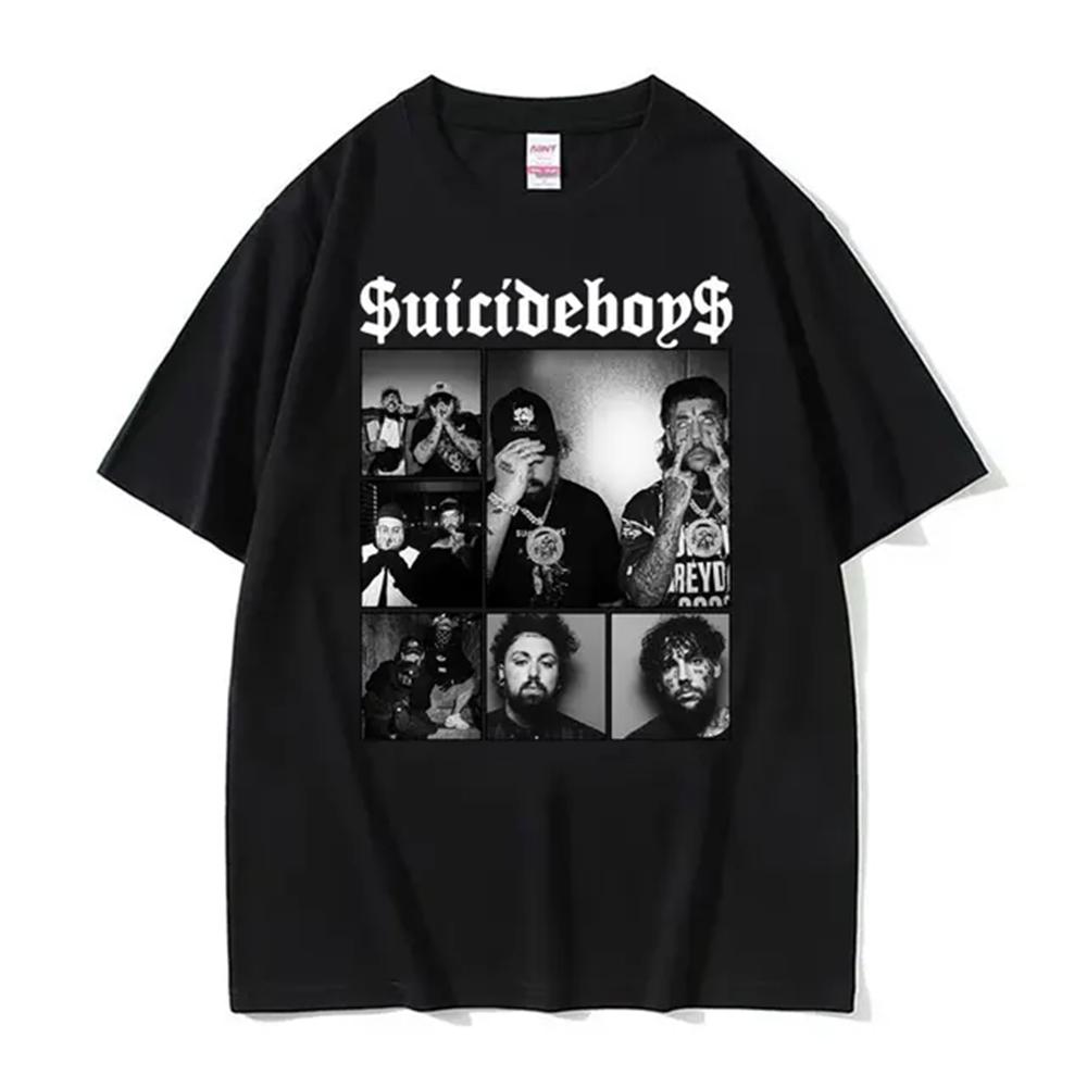 Fashion Pure Cotton Suicideboy Era Tour Graphic T Shirt Men Mens Clothing T Shirt Homme Mens T Shirt New In Top & Tees Tee