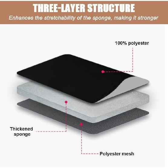 Car Seat Cover Full Sets, 9PCS Waterproof Vehicle Front and Rear Split Bench Covers with 3D Foam Back Support, Breathable Auto Seat Protective