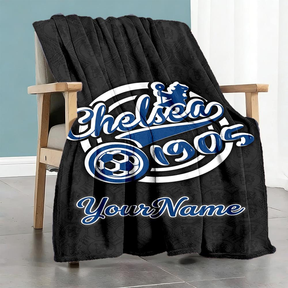 Chelsea Personalized Name Blanket Multi-purpose Customizable Blanket Comfortable Versatile for Seaside Office Chair Nap Chair Four Seasons Universal