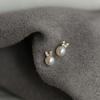 Pearl Rabbit Shape Ears Cute Sweet Style Ears French Retro Earrings