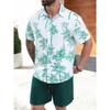 Men's Hawaiian Short-sleeved Shirt And Beach Shorts Set Beach Resort Men's Casual Shirt Summer Everyday Men's Sports Shorts